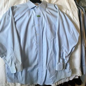 Brooks Brothers 	Traditional Fit Cotton Button Down Dress Shirt	Blue 	17.5-33